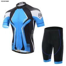 Горячие XINTOWN для мужчин Pro велосипед велосипедные кофта и шорты наборы синий черный летний велосипед одежда велосипедные рубашки Одежда mtb топ шорты