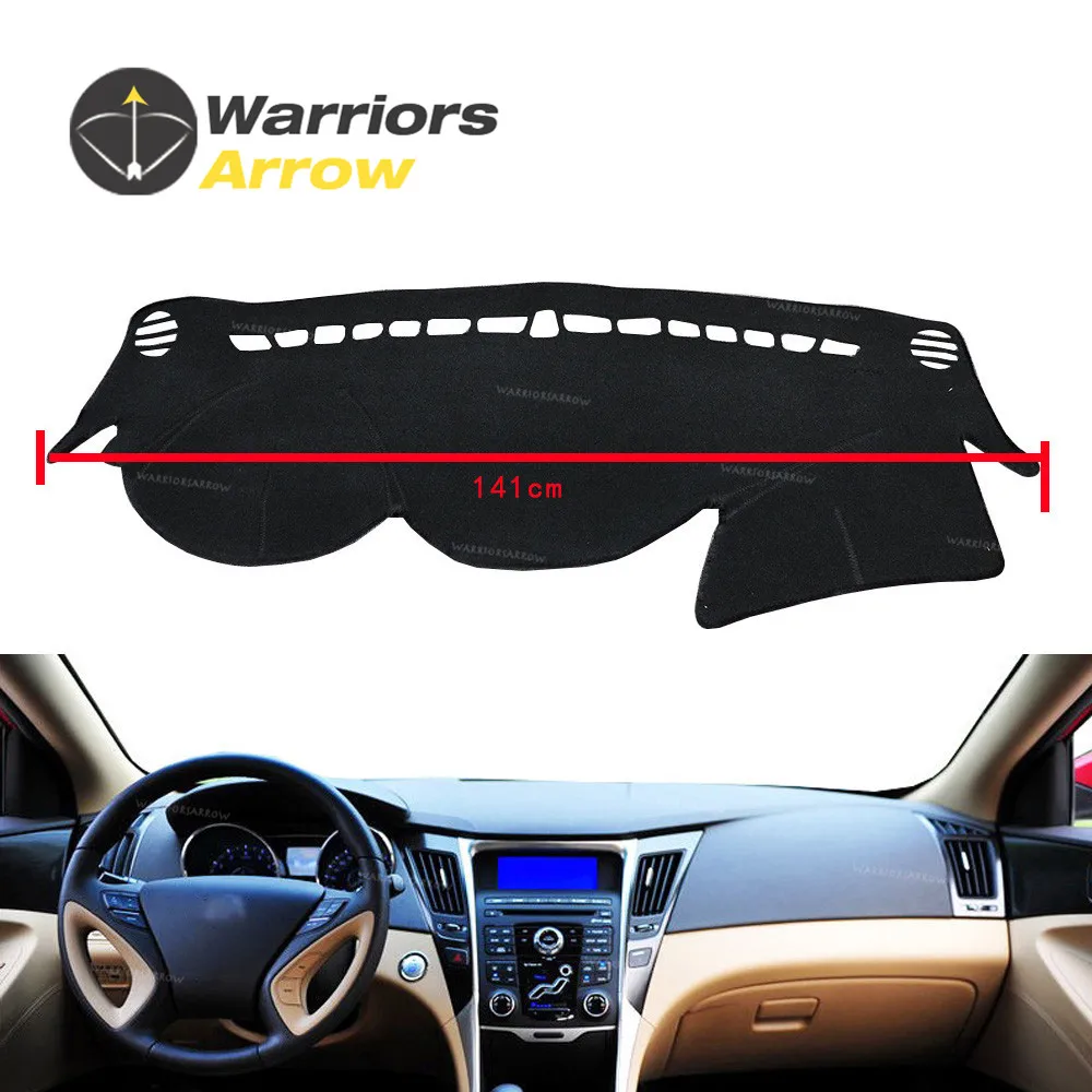 

For Hyundai Sonata 2011 2012 2013 2014 Black LHD Dashboard Cover Dashmat Dash Mat Pad Sun Shade Dash Board Cover Carpet