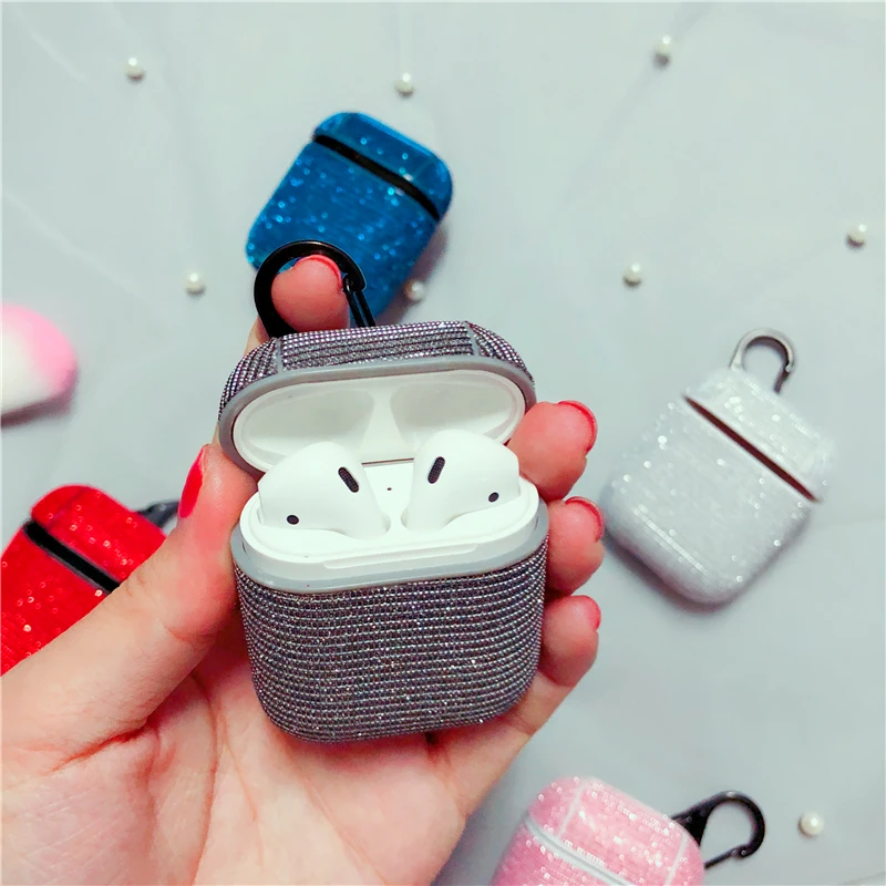 New Glitter all inclusive AirPods Case for Apple AirPods 1/2 personality Bluetooth Headset Box Wireless Earphone Charging Cover New Glitter all inclusive AirPods Case for Apple AirPods 1/2 personality Bluetooth Headset Box Wireless Earphone Charging Cover