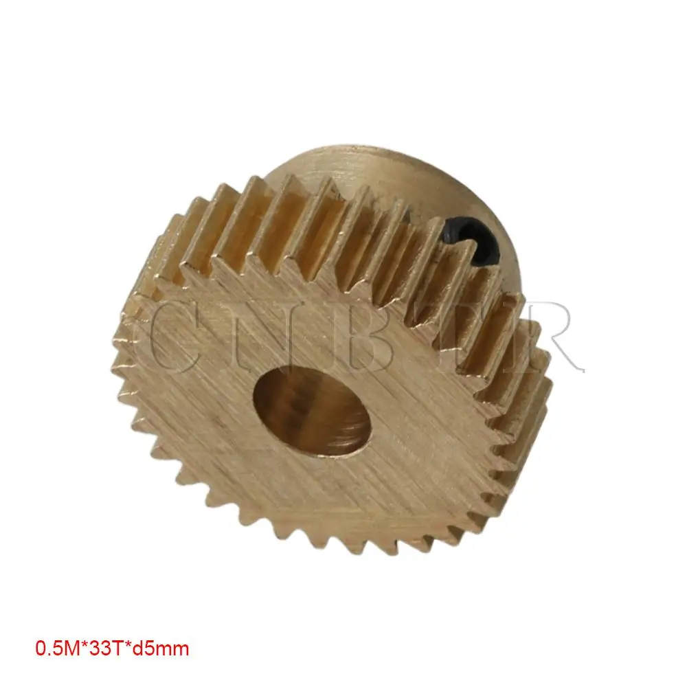 

CNBTR 17.5x10x5mm 0.5 Modulus 33T Motor Pinion Gear for RC Car Microgenerator