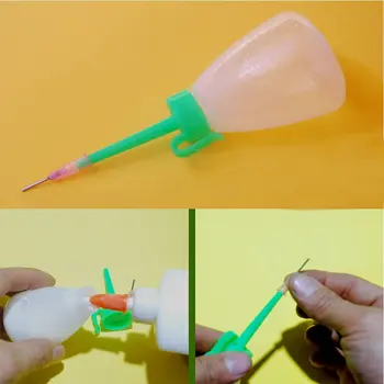 

1/2/4/6 Pcs Quilled Creations Precision Tip Glue Applicator Needle Squeeze 50ml Bottle Clear White for Paper quilling