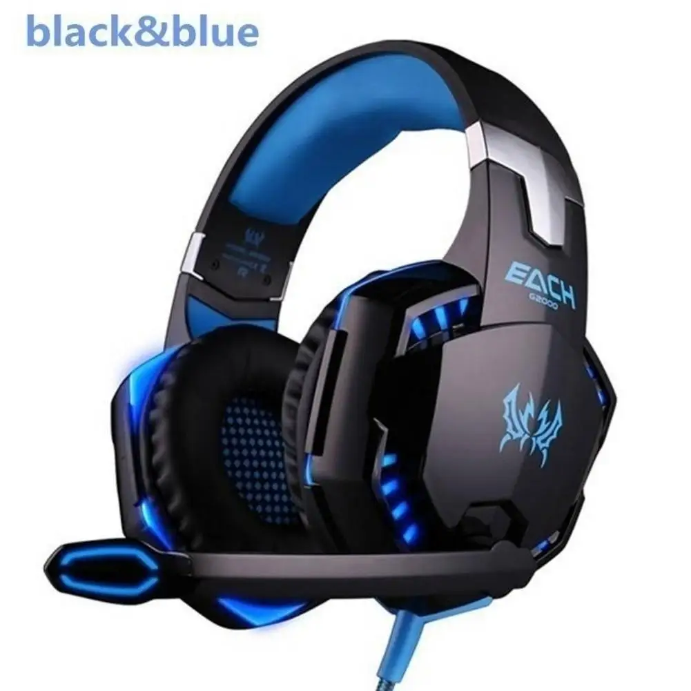 

PS4 Gaming Headphones With Microphone Dazzle Lights Glow Game Music Headset