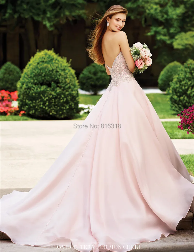 Robe De Mariée Capucine Rose Satin Fleurs Princesse T 38