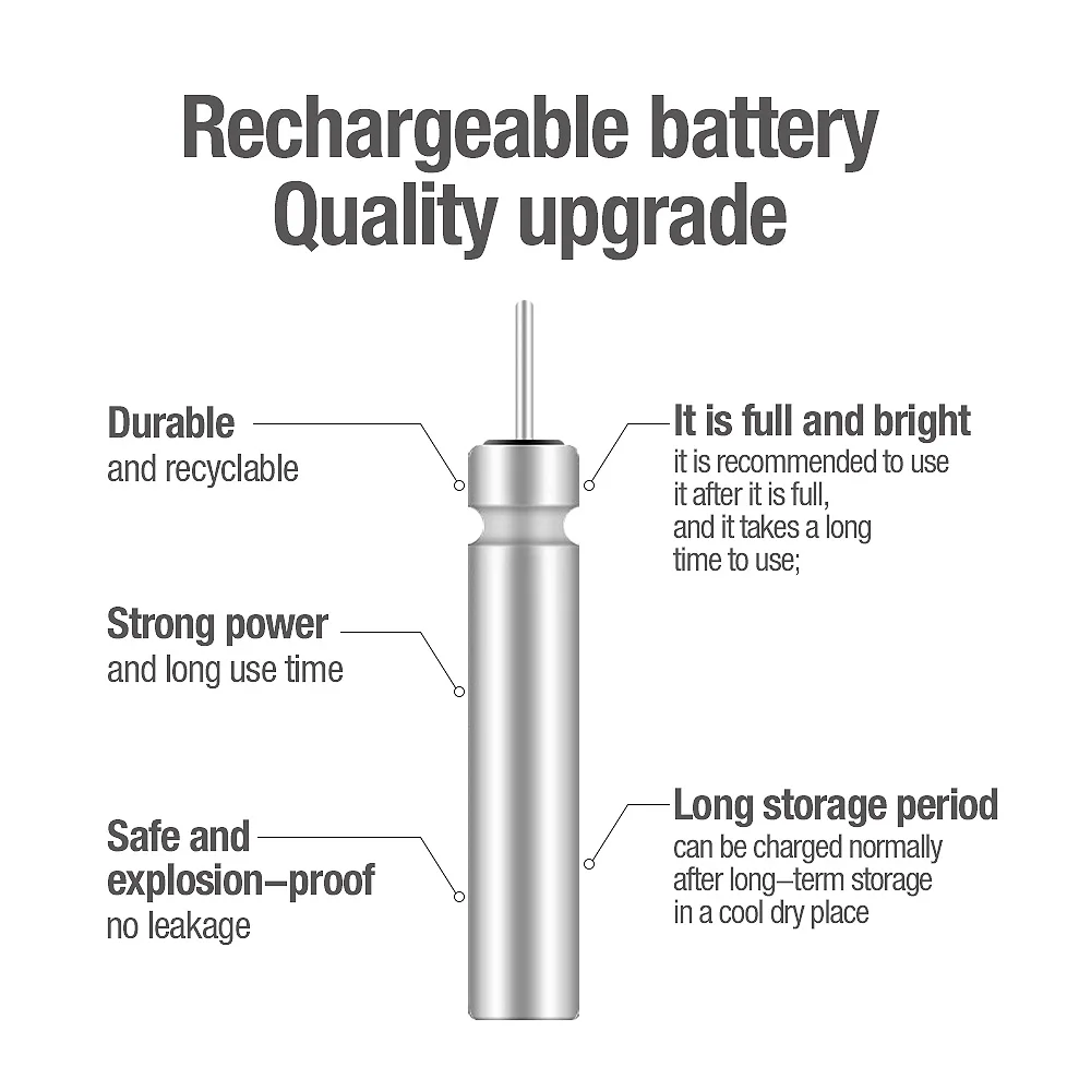 DONQL поплавок перезаряжаемые батарея CR425 USB зарядное устройство для электронных поплавки батареи ночь рыболовные принадлежности