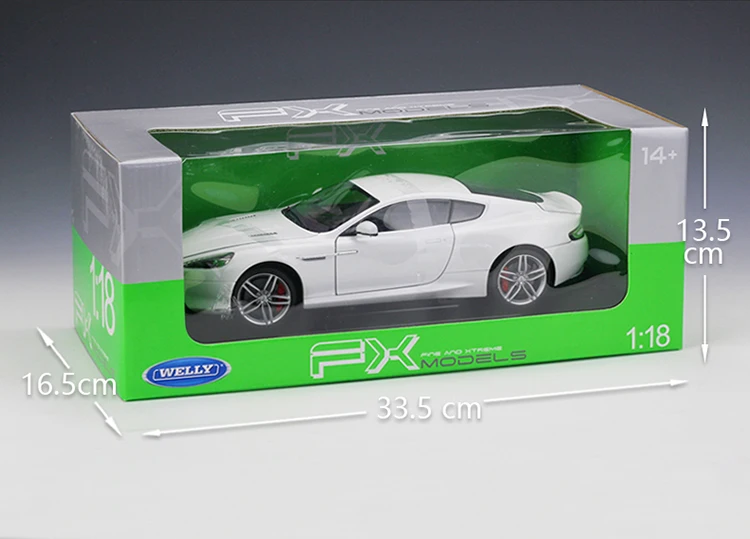 Welly 1:18 Масштаб сплава Модель автомобиля игрушки для Aston Martin DB9 купе металлические игрушки транспортные средства детские игрушки подарки с оригинальной коробкой