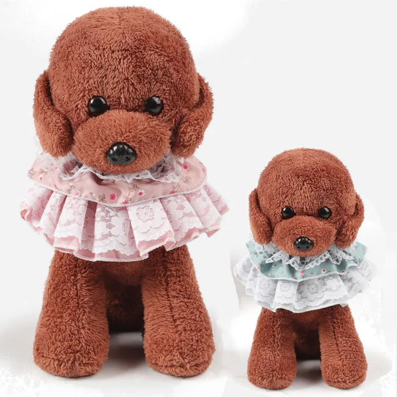 

Pet Accessories Fashion Floral Lace Dog Scarf Neckerchief Saliva Towel Bibs for Puppy Girl Dogs Cats Adjustable Neck 20-50cm