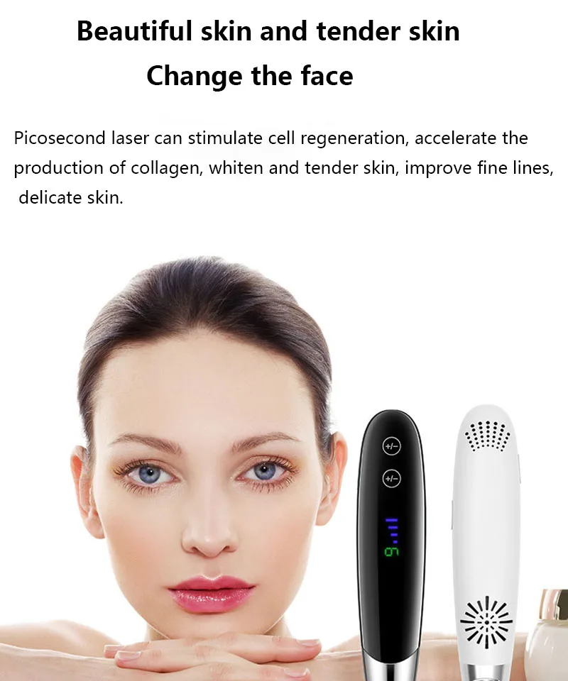 Remoção da Tatuagem Nível Laser Picosegundo Caneta Sarda Mole Ponto Escuro Sobrancelha Pigmento Acne Tratamento Máquina Beleza Cuidados 9 18 da tatuagem mole ponto escuro sobrancelha pigmento