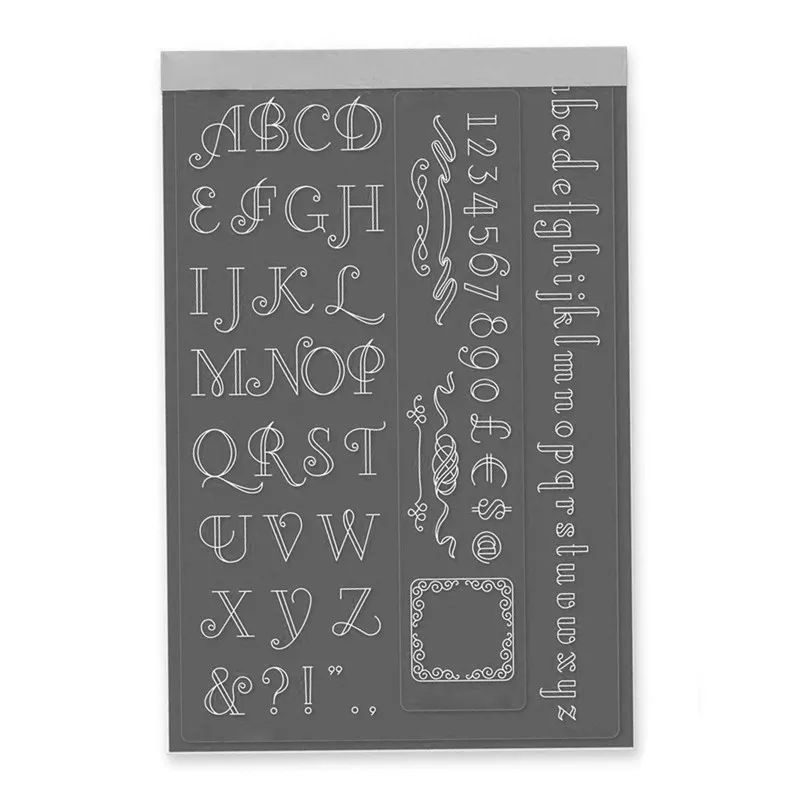 

YaMinSanNiO Letter Die Alphabet Metal Cutting Dies Scrapbooking for Card Making Album Embossing Stencil Die Cut New Dies 2019