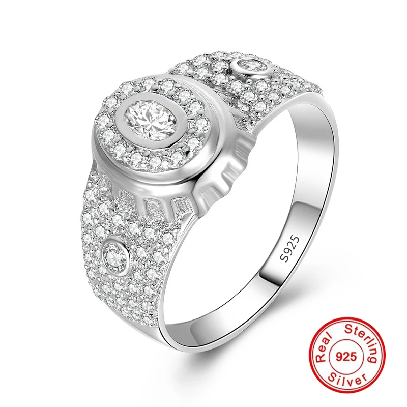 

Expensive but way better quality 100% S925 Ring Sterling silver 925 diamond Peace Yo yo Check now Exaggerated hiphop love