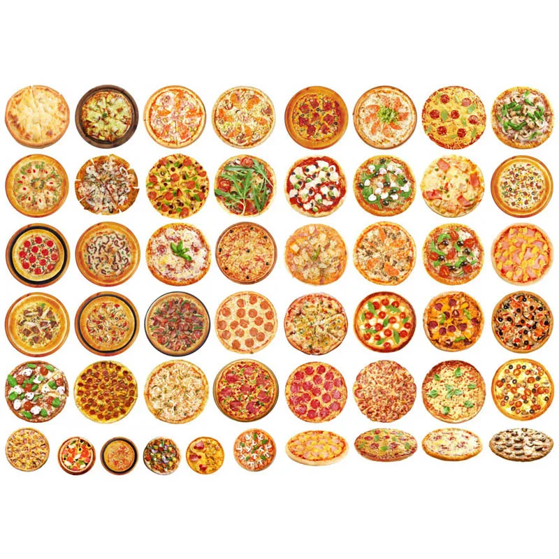 

1 PCS Delicious Pizza Food Precut Cute Aesthetic Bullet Journal Stickers Scrapbooking Stationery Sticker Flakes Art Supplies