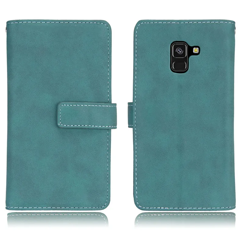 For Coque Samsung Galaxy J8 2018 Case Cover Luxury Matte Leather Wallet Stand Flip Phone Cases on For Samsung Galaxy J8 2018 J810F Case42