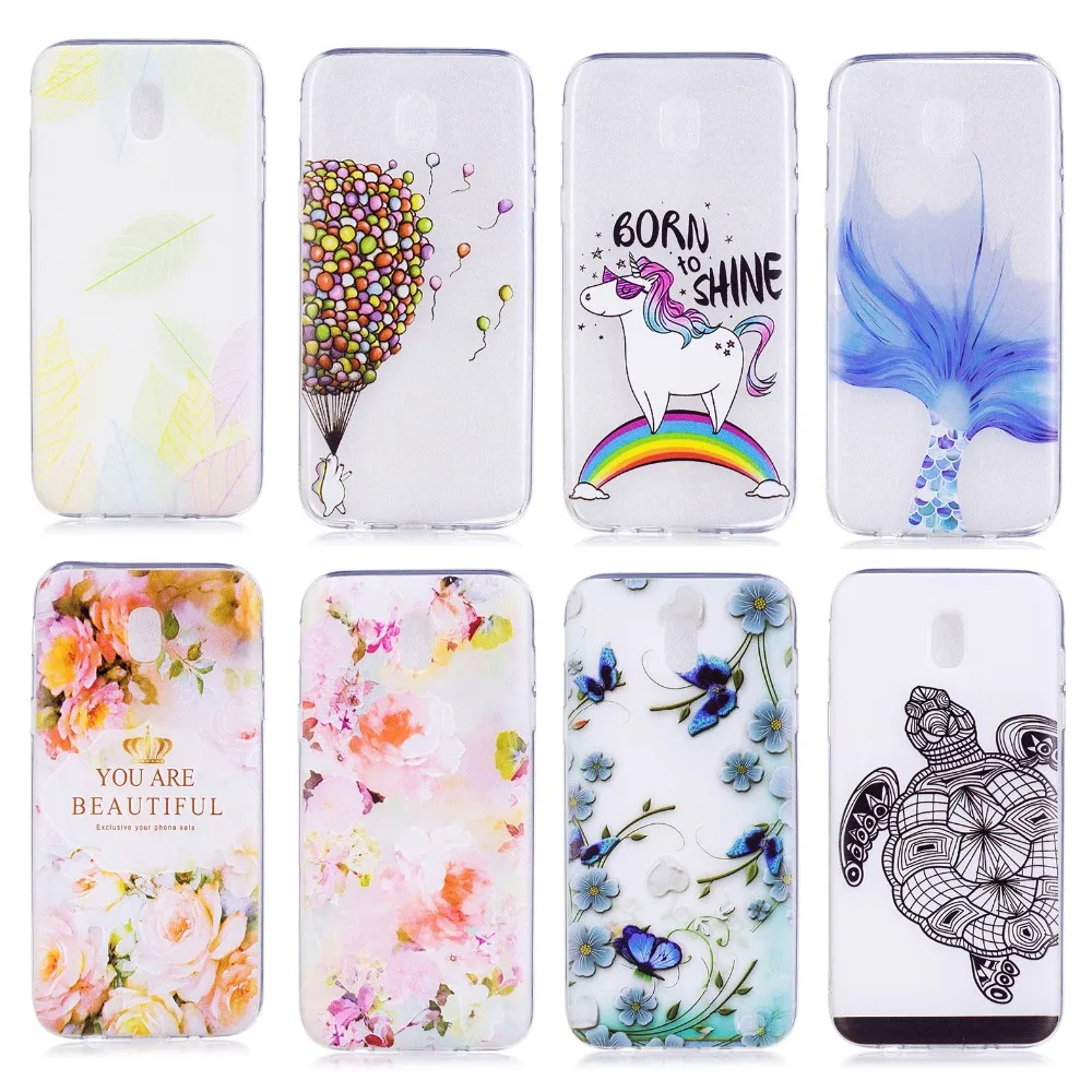 Soft Coque Samsung Galaxy J7 2017 Case Silicone Cover Bumper J730 Phone TPU Protector Funda J7(2017) |