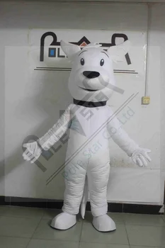 

cartoon white dog mascot costumes hot sale puppy mascot costumes