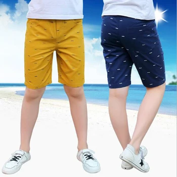 Boys casual pants boys cotton knee length shorts kids beach pants child sports pants 3-15T kids summer trousers teenage shorts 2