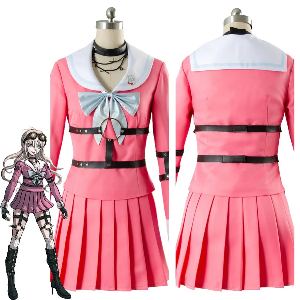 Костюм для косплея с кроликом ирумой Миу из Danganronpa V3: Killing Harmony 2017|anime costume|cosplay