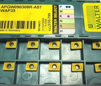 

10PCS WALTER CARBIDE INSERT APGW090308R-A57 WAP35