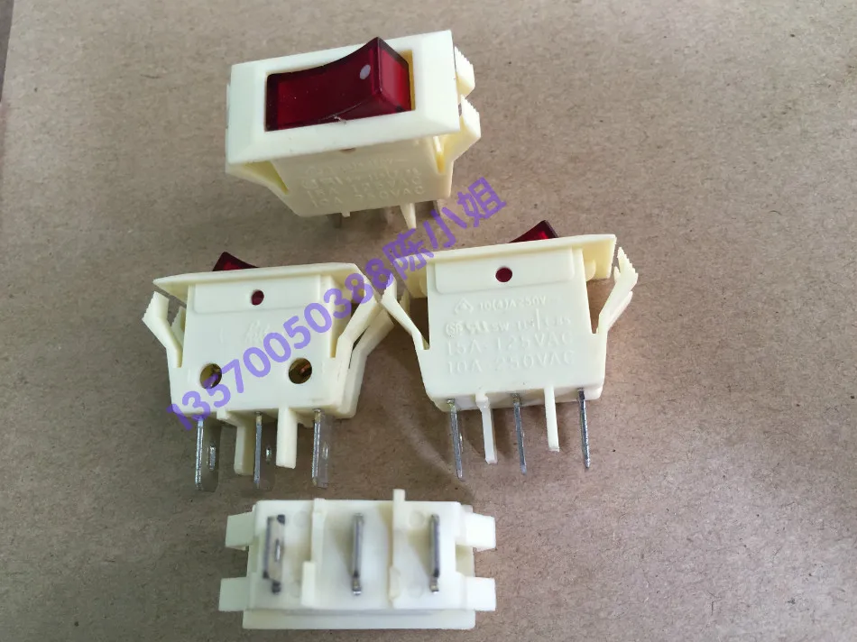 

Taiwan with light ship switch 2 gear switch power switch 15A/125VAC 10A250VAC