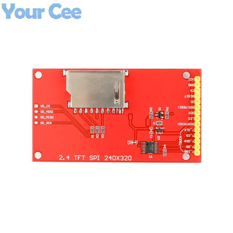 2,4 дюйма 2,8 дюйма Цвет TFT ЖК-дисплей Дисплей модуль 240X320 2,4 "2,8" Интерфейс SPI Drive ILI9341 с сенсорным