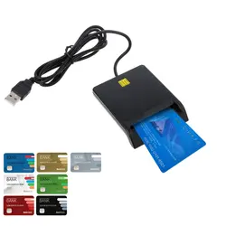 Адаптер для чтения смарт-карт военный USB общий доступ EMV для SIM/ATM/IC/ID карты