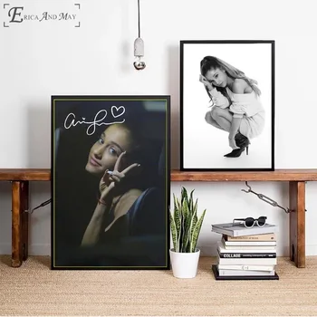 

Ariana Grande Portrait Photos Canvas Printed Painting Wall Pictures Home Decor Posters And Prints Art For Living Room Decoration