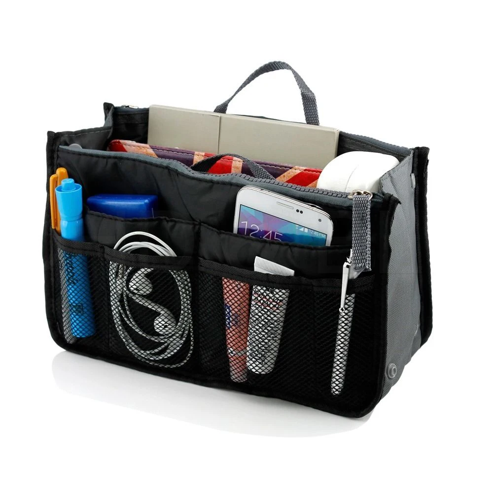 Multifunction Travel Packing Organizers Women Cosmetic Bags For Make Up Nylon Toiletry Kits Makeup Bags Large Liner Handbag     