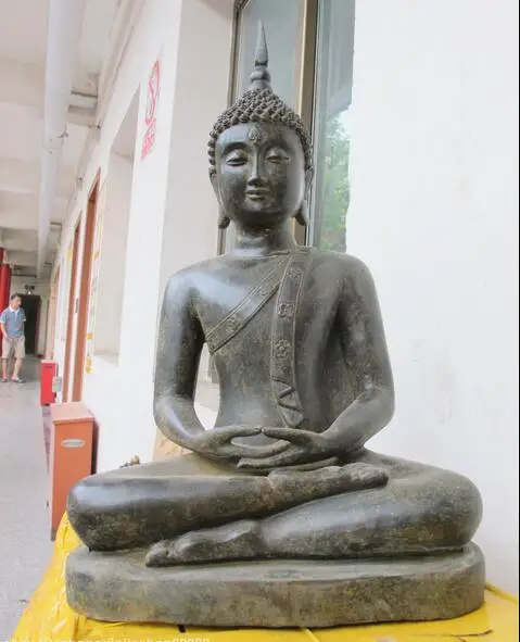 

Super Tibet bronze gild Thailand Sakyamuni Buddha Statue