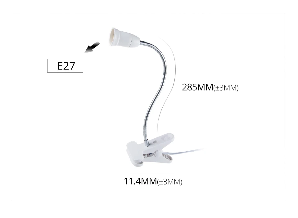 Flexible Lamp Holder Clip E27 Base  (2)