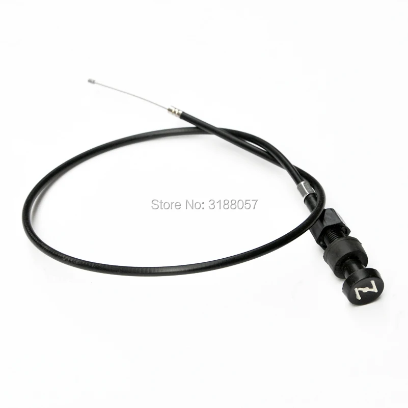 Motorcycle Black 75cm Pull Choke Cable Throttle Assembly Fit for Yamaha