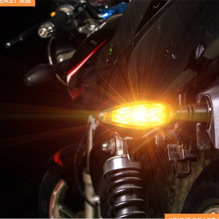 Motorcycle Light Motorcycle LED Lights Motorcycle Turn Signal Lights Motorcycle Turn Signal Spirit Beast 2pcs/lot motorcycle modified turning signals light Super bright waterproof LED Steering light