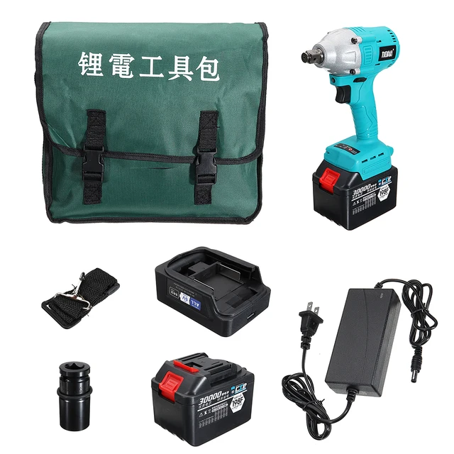 350Nm torque Brushless Electric Impact Wrench Cordless Rechargeable Lithium Battery Hand Drill Installation Power Tool