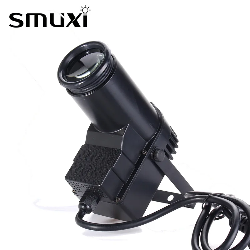 Smuxi 30W AC110-240V DMX RGBW LED Stage Light Pinspot Light Beam Spotlight 6CH Professional DISCO KTV DJ Stage Lighting Effect