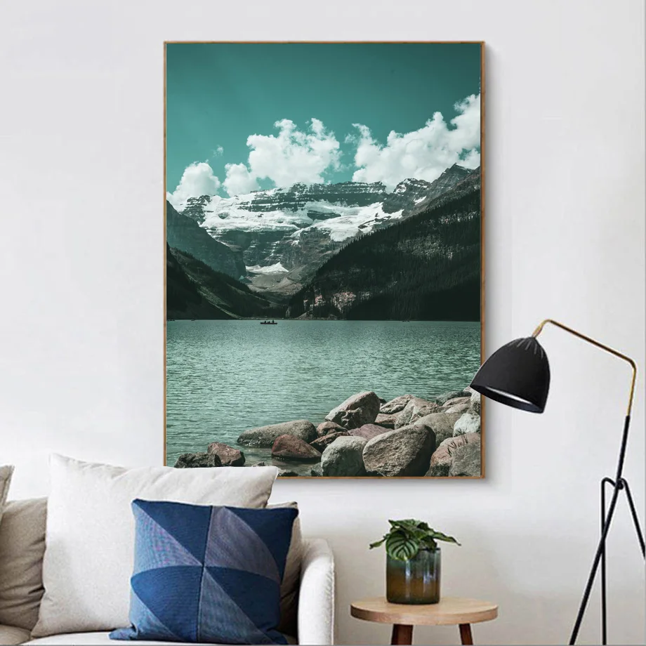 Waliicorners Wall Art Nordic Posters Beach Sea Coconut Tree Mountain Landscape Wall Pictures Home Decor 18 HTB1J6rUbh2rK1RkSnhJq6ykdpXaj