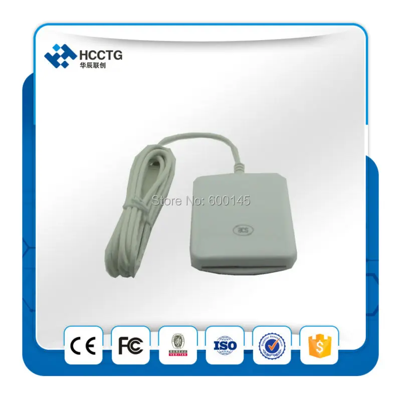 

PC/SC Contact IC Chip Smart Card Reader Writer Cardreader ACR38U I1 USB Support CT-API Programming Interface+2pcs SLE5542 Cards