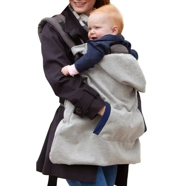 Winter Baby Carrier Cover Newborn Hoodie Carrier Warm Cape Cloak Baby
