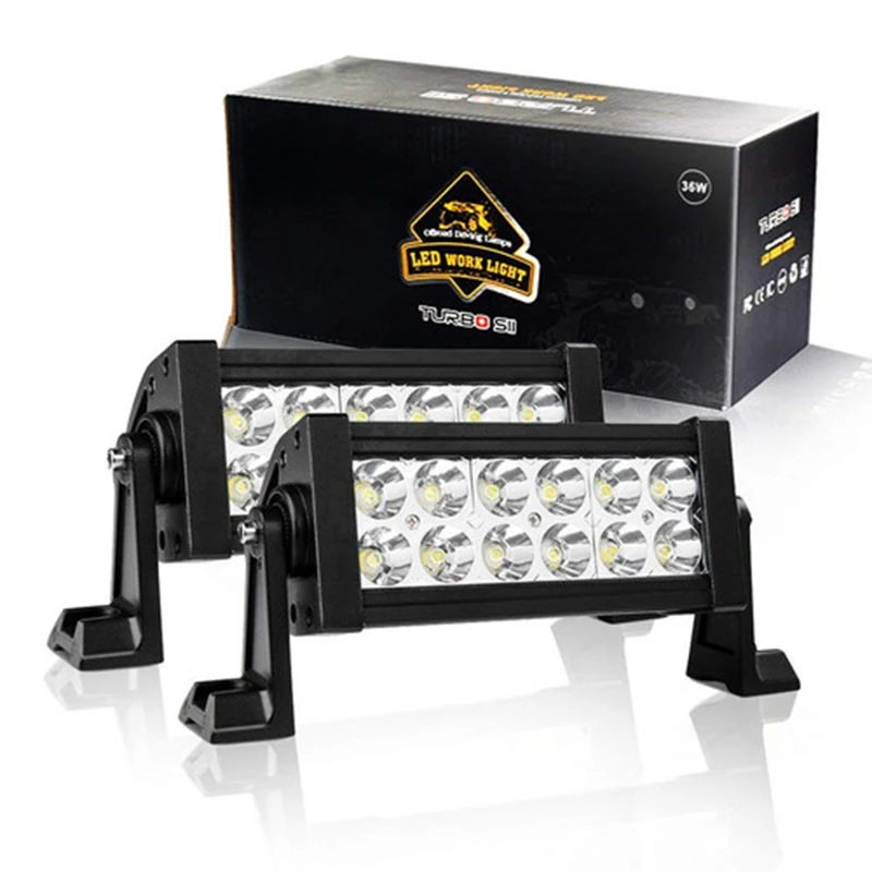 

7 Inch Single Row Led Light Bar Spot Beam Driving Work Fog Light Bar Corvette Pickup 4 wheeler motorcycle Polaris RZR truck