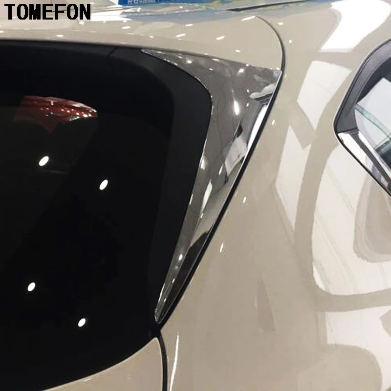 TOMEFON 2 шт. для Mazda CX 5 CX5 2017 2018 ABS задняя треугольная оконная крышка стикер отделка