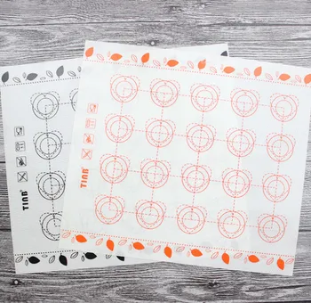 

100pcs Silicone Baking Mat Fondant Bakeware Macaron Oven Baking Tools For Cakes Pastry Tools Sheet Dough Roll Mats Pad