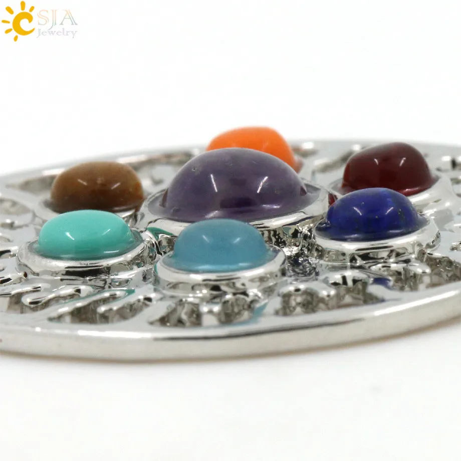 7 chakra pendants