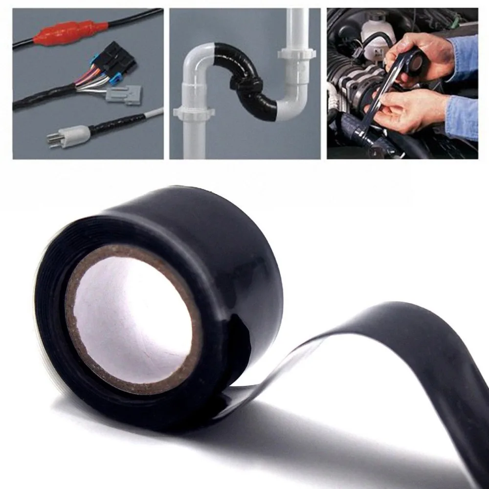 

High Performance Waterproof Silicone Repair Tape 3m/1.5m Practical Self-Adhesive Repair Bonding Fusing Rescue Tape