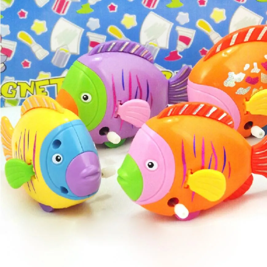 Палочка вверх игрушки для мытья цепи на рыба Дискус хвост движущиеся Дети палочка вверх игрушка Dec19
