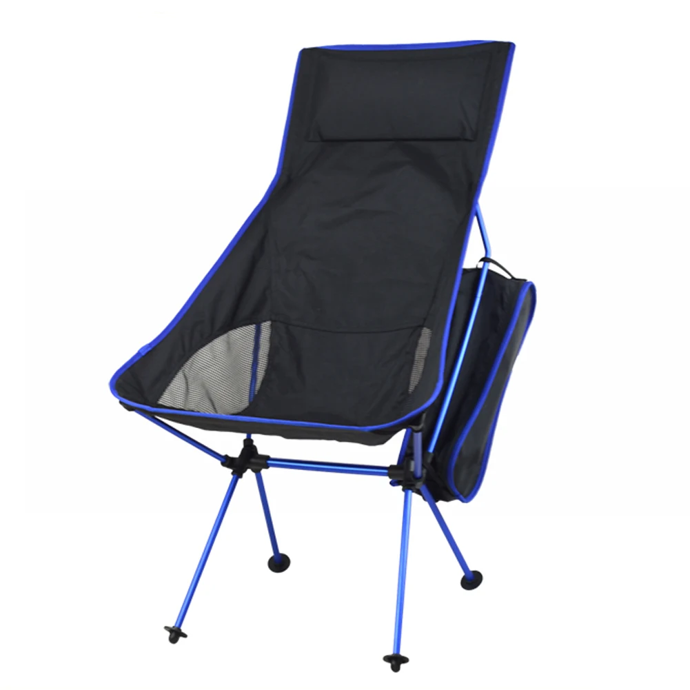 

Professional Fishing Chair Folding Camping Chair Portable Lengthen Fishing Chair Max supports 100KG for Picnic BBQ Beach Party