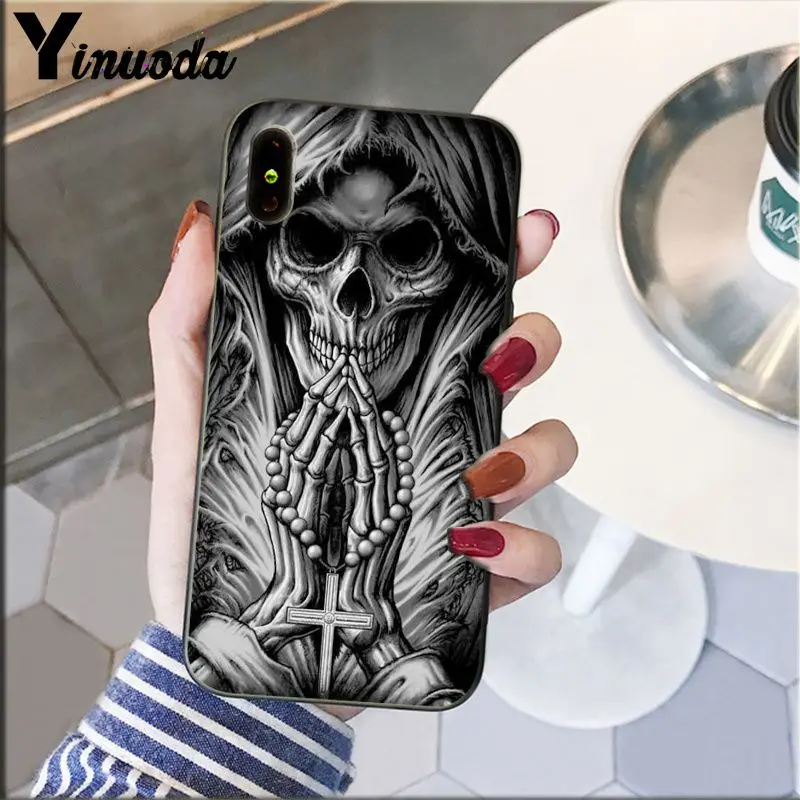 Grim reaper skull skeleton