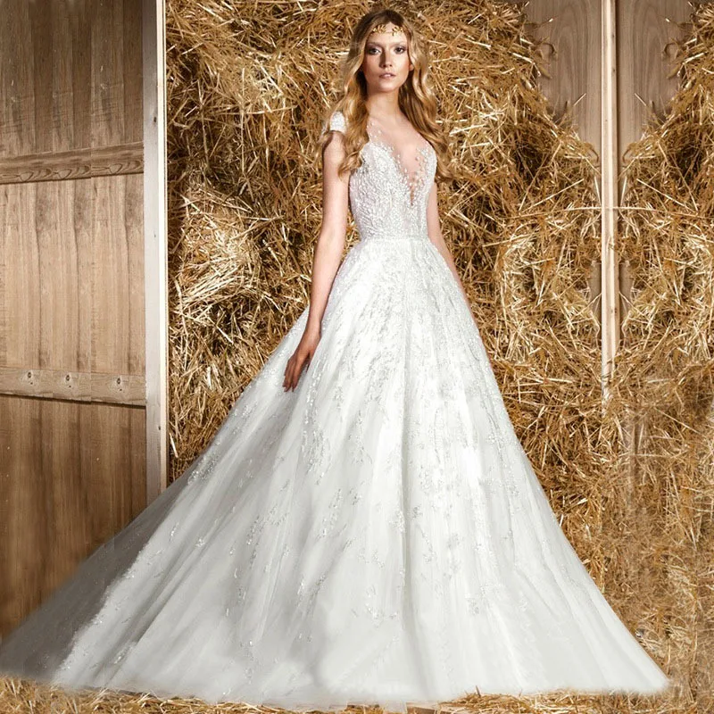 2015 New Sexy French Best Wedding Dress Classic Romantic
