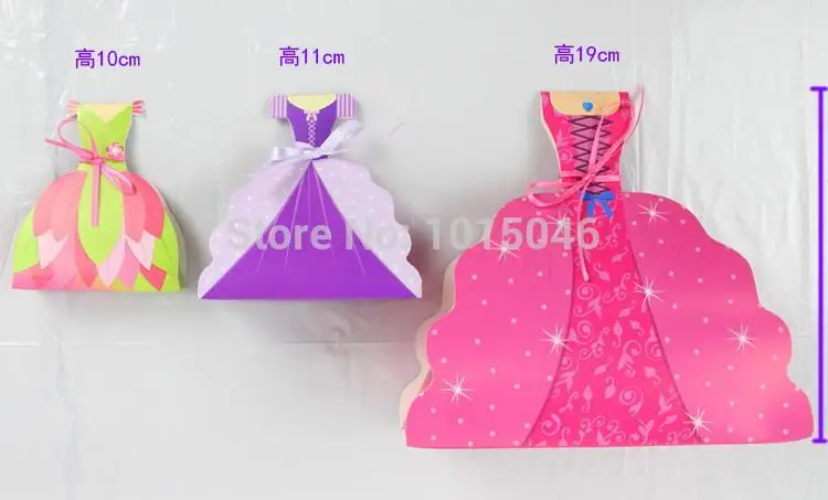 10X10 см высота принцесса юбка серии конфетная коробка детский подарок на день рождения коробка конфет