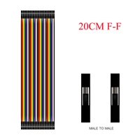 Dupont линия 10 см/см 20 см/30 см от мужчины к мужчине/от мужчины к мужчине или от женщины к женщине Перемычка провода Dupont кабель для arduino DIY KIT