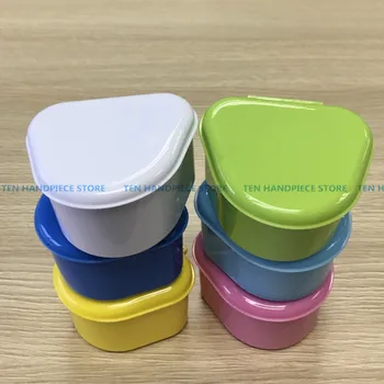 

2018 good quality new type 10 pcs Denture storage box Holder box Storage box dental tools