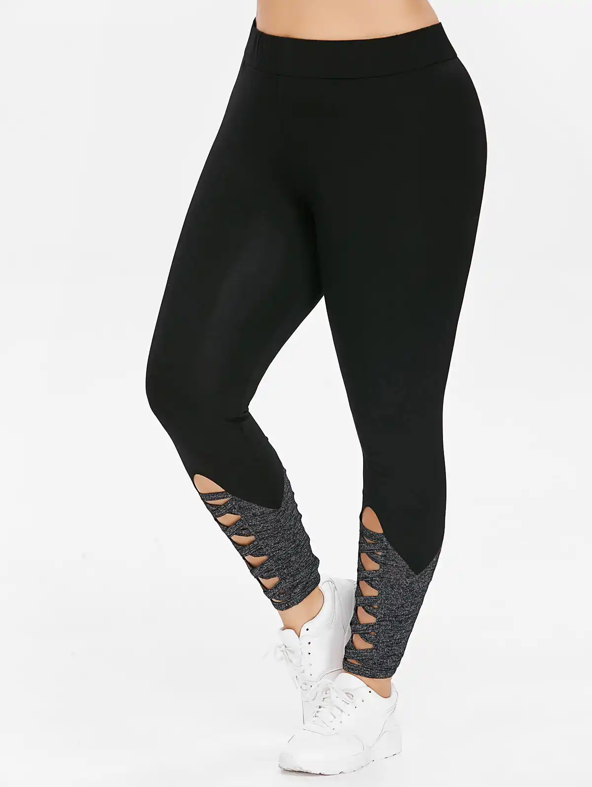 Plus size cut out leggings Clearance
