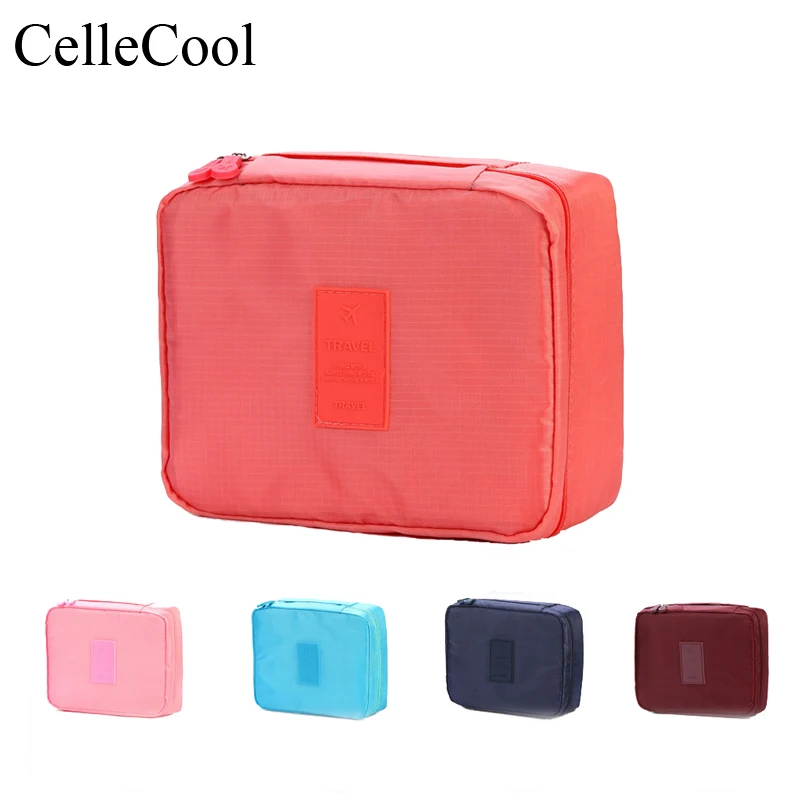 

Female Storage Cosmetic Make up Cases Travel Cosmetic Bag Organizer Waterproof Multifunction Zipper Women Toiletry Makeup Bag