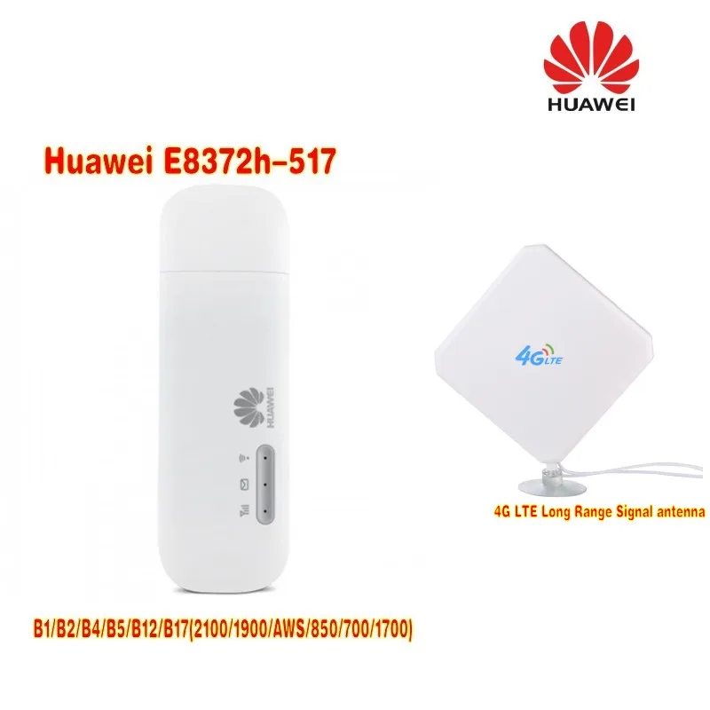 Huawei E8372h 517 LTE FDD MiFi modem stick plus 4G TDD с антенной 35dBi dual TS9|lte fdd|4g stick4g lte |