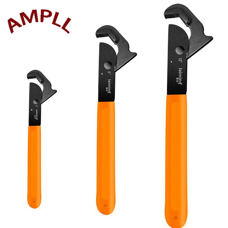 

6'' 8'' 10'' 12'' 16'' Adjustable Wrench Multi-function Tool Universal Wrench Home Hand tool 14-30mm 15-37mm 16-45mm 22-69mm